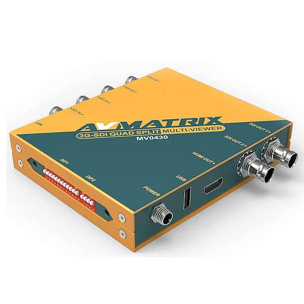 AVMATRIX MV0430 3G-SDI QUAD SPLIT MULTIVIEWER
